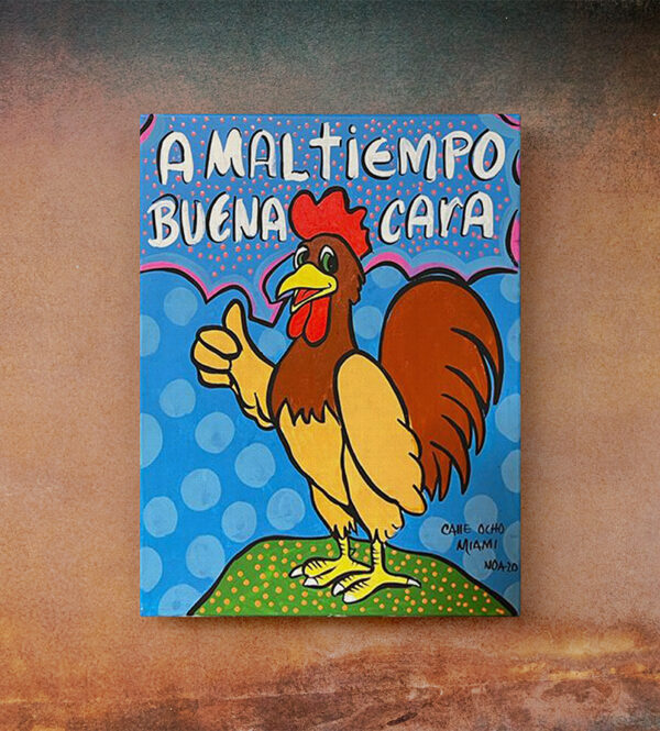 Canvas El Gallo by Medelín Pérez Noa 2