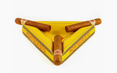 Montecristo Triangular Ashtray by Cuban Extravaganza Collection